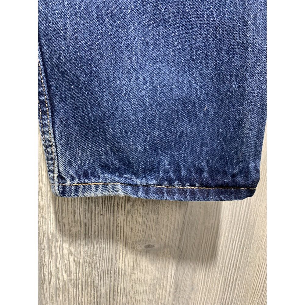Levi 505 Mens Jeans Dark Wash 38x32 S40196 - Picture 10 of 10